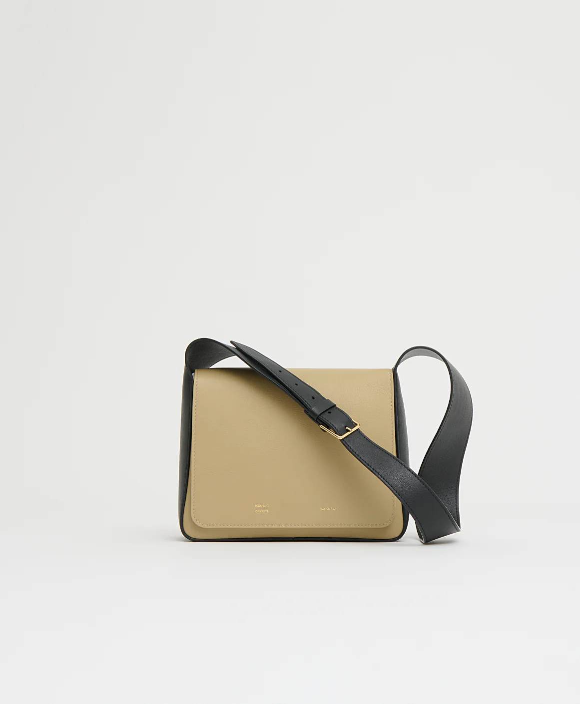 Box Shoulder Bag - Khaki/Black