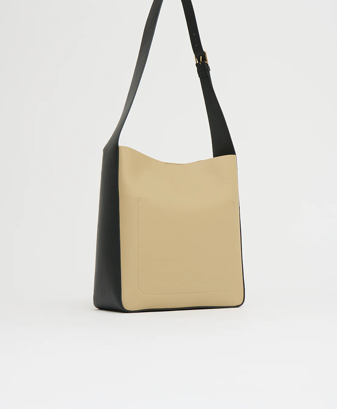 Box Tote - Khaki/Black - Image 3