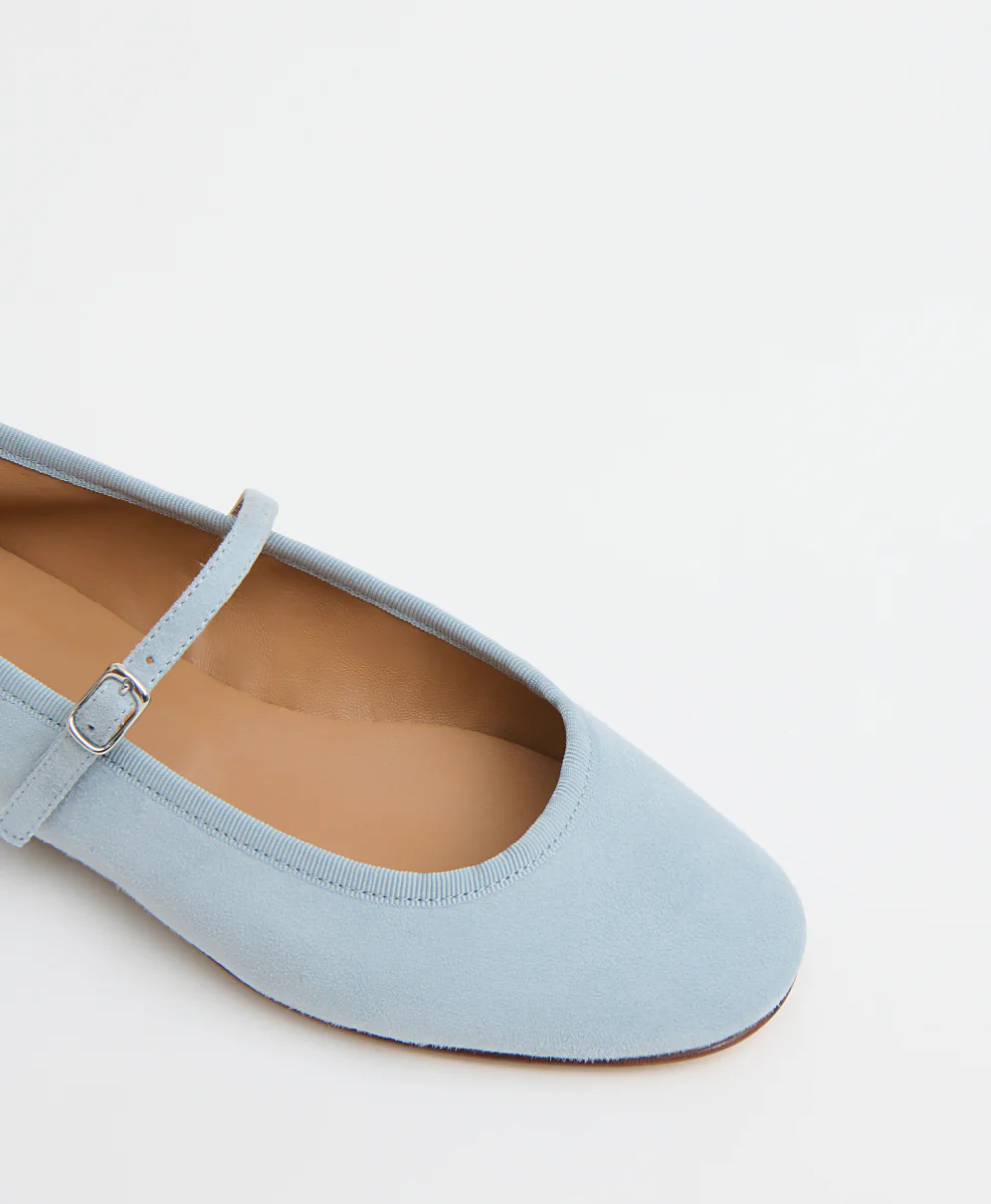 Dance Mary Jane - Baby Blue Suede - Image 6