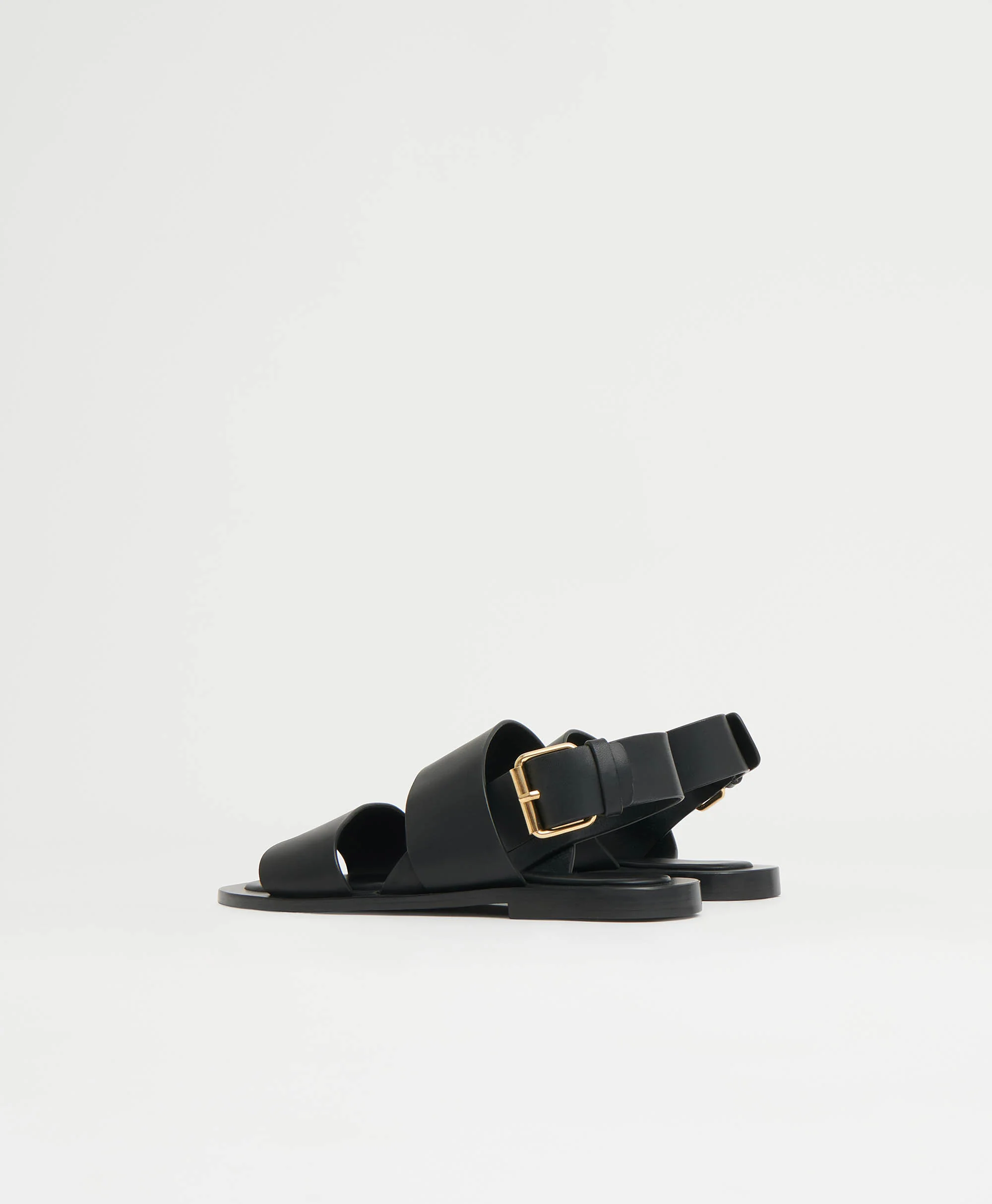 Double Strap Sandal - Black - Image 3