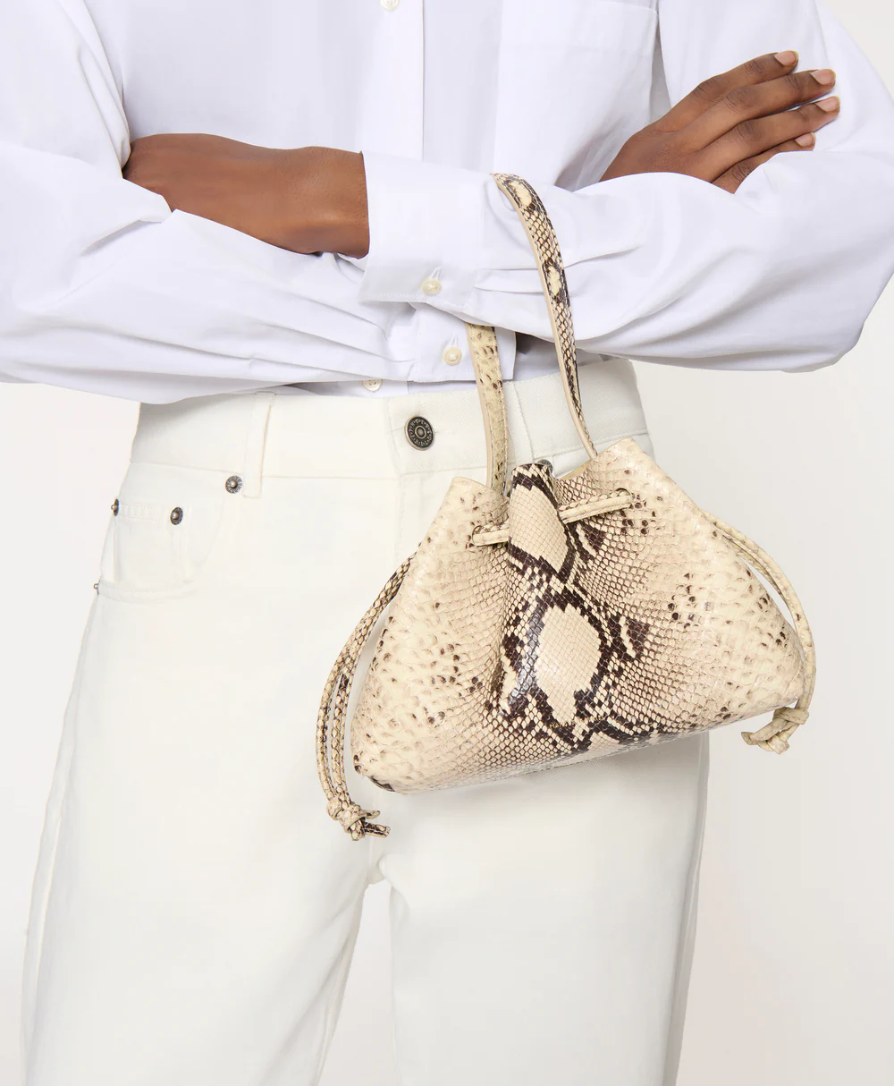 Drawstring Pouchette - Roccia - Image 2