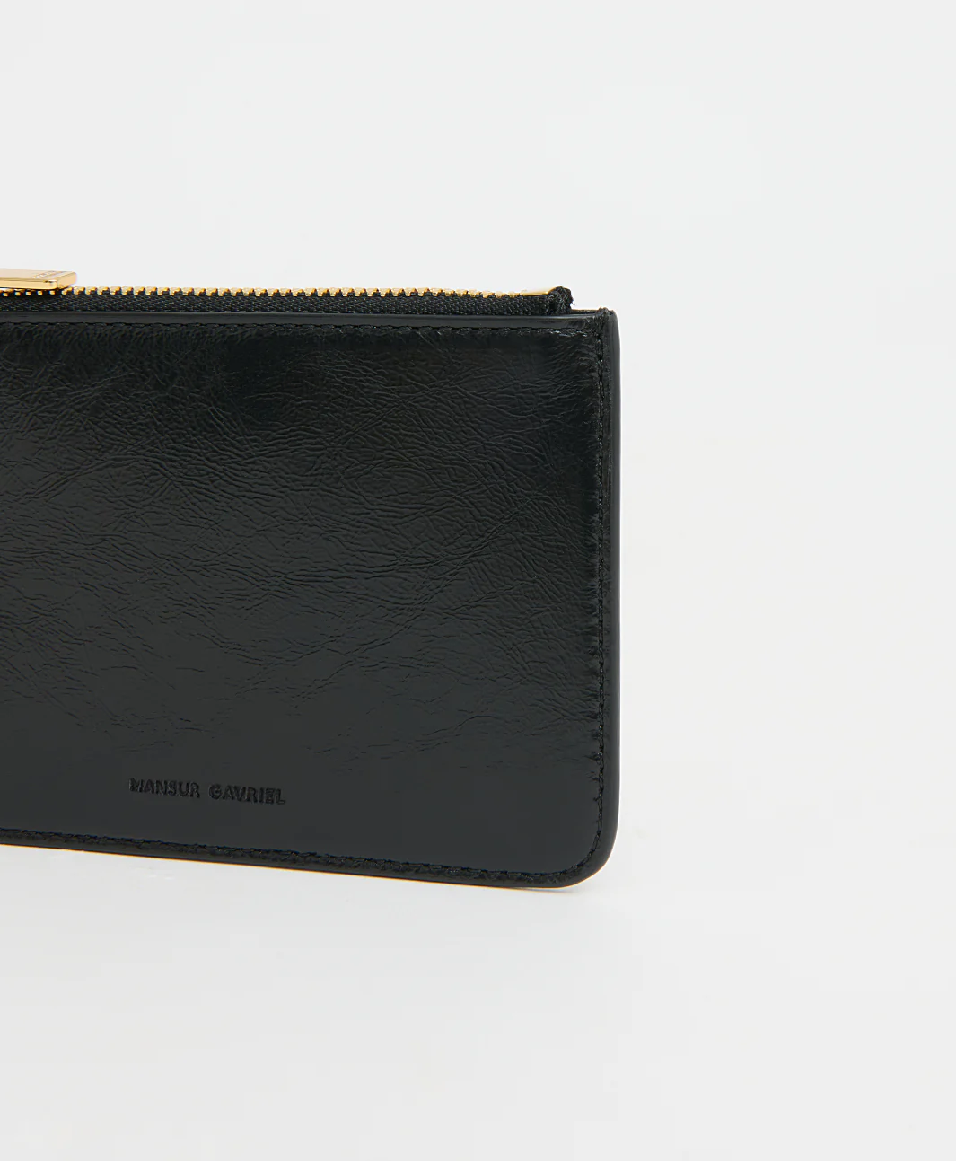 Keychain Zip Case - Crinkled Black - Image 3