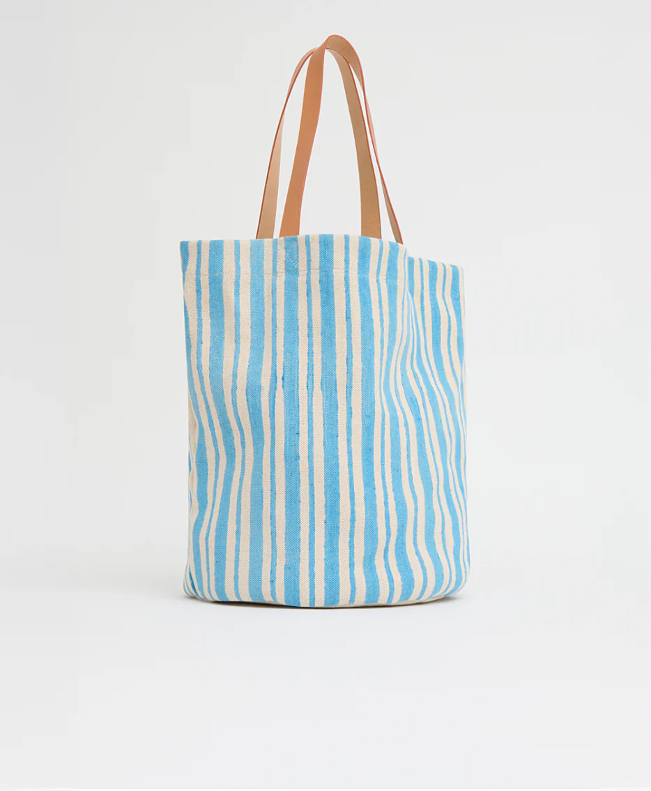 Limited Edition Pascucci Bag - Baby Blue Stripe - Image 3