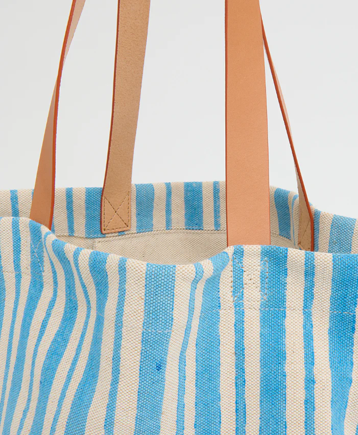Limited Edition Pascucci Bag - Baby Blue Stripe - Image 5