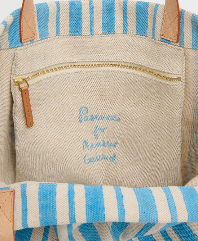 Limited Edition Pascucci Bag - Baby Blue Stripe - Image 6
