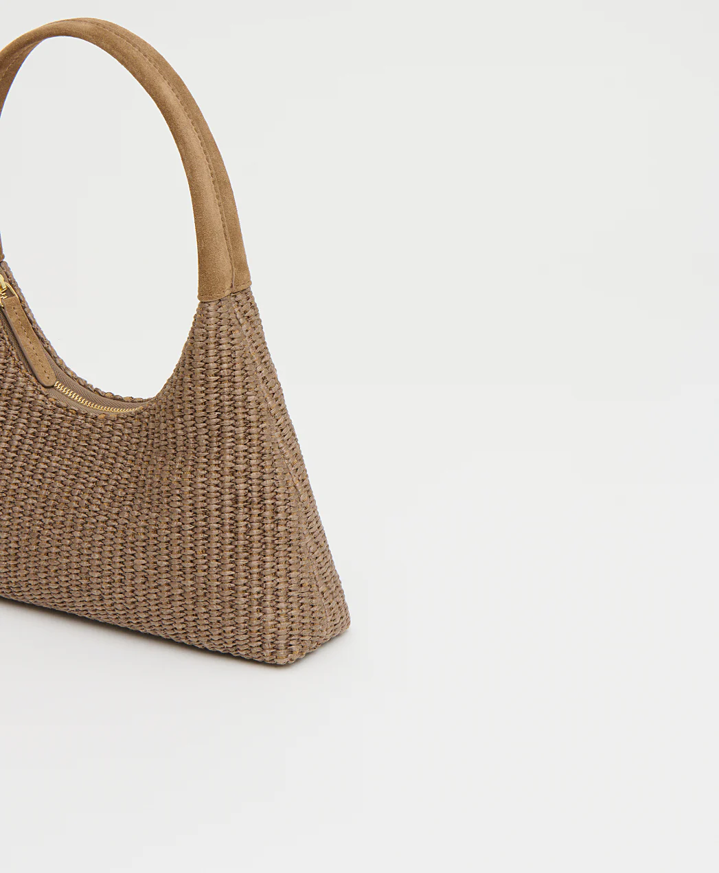 Mini Candy Bag - Anise Raffia/Anise Suede - Image 5