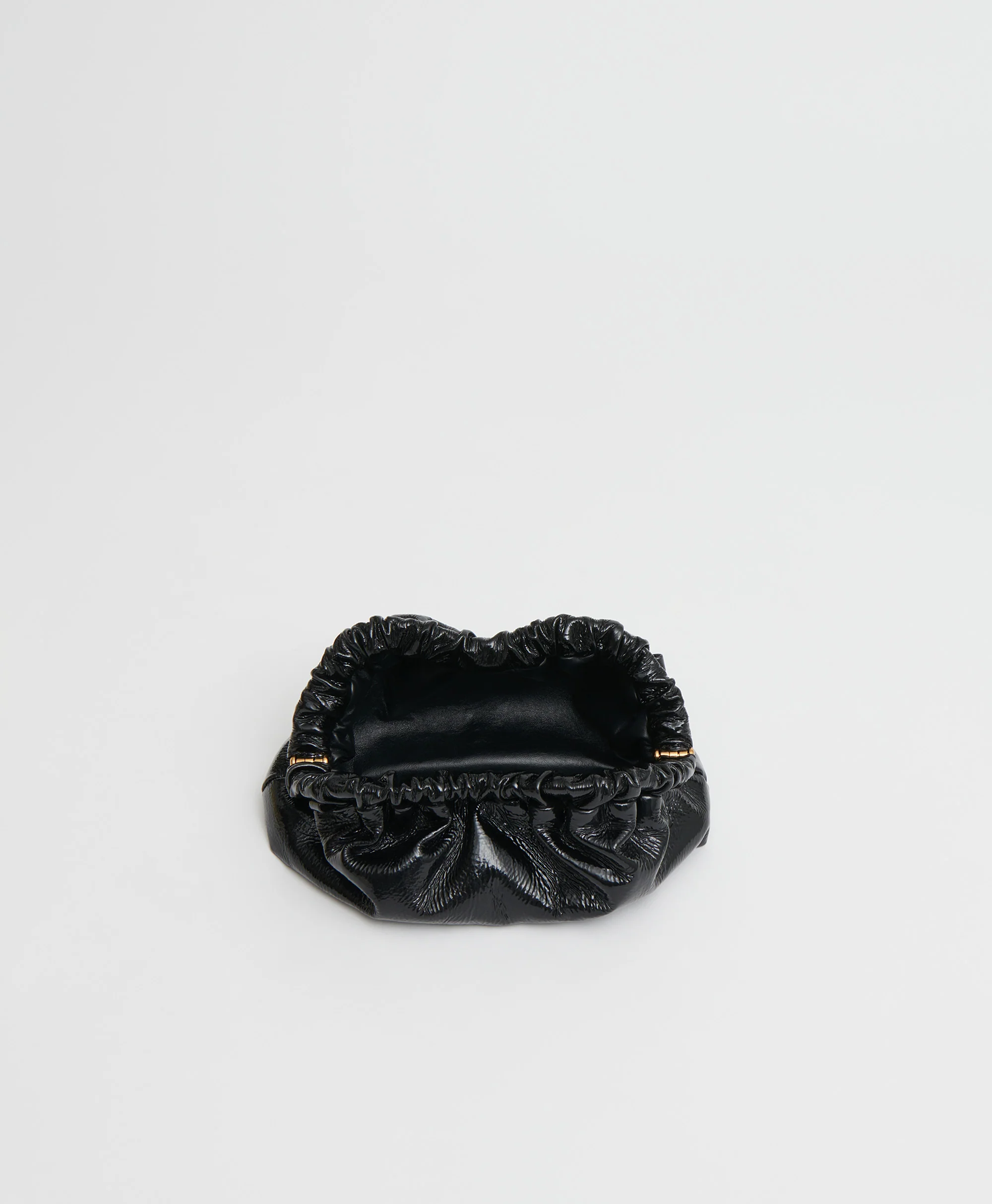 Mini Cloud Clutch - Black Naplak - Image 3
