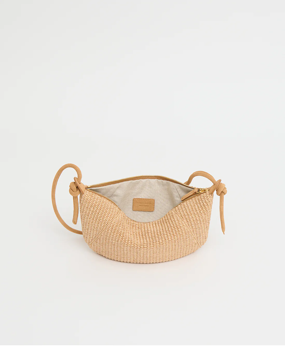 Mini Fortuna Crossbody - Natural Raffia - Image 2