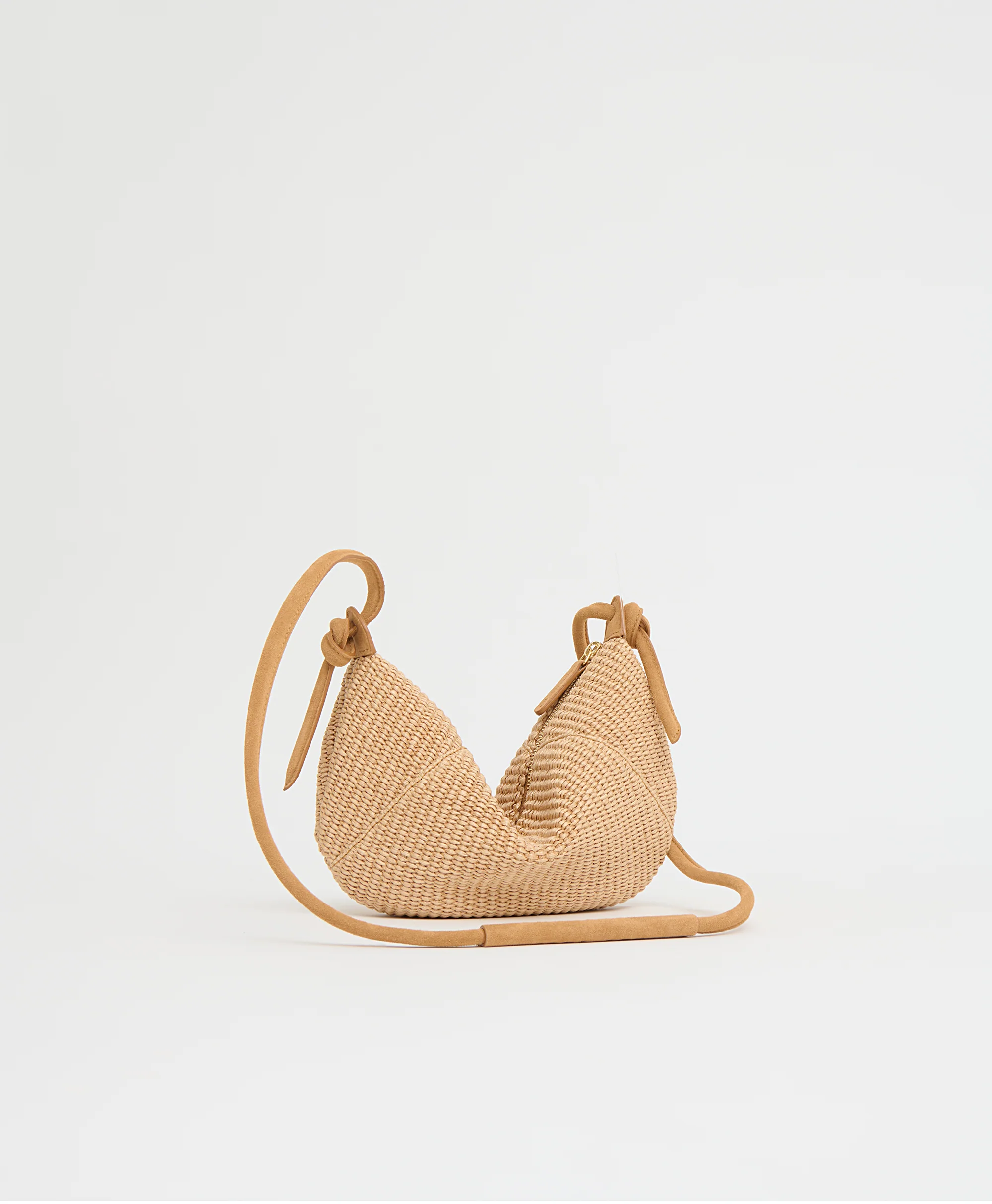 Mini Fortuna Crossbody - Natural Raffia - Image 4