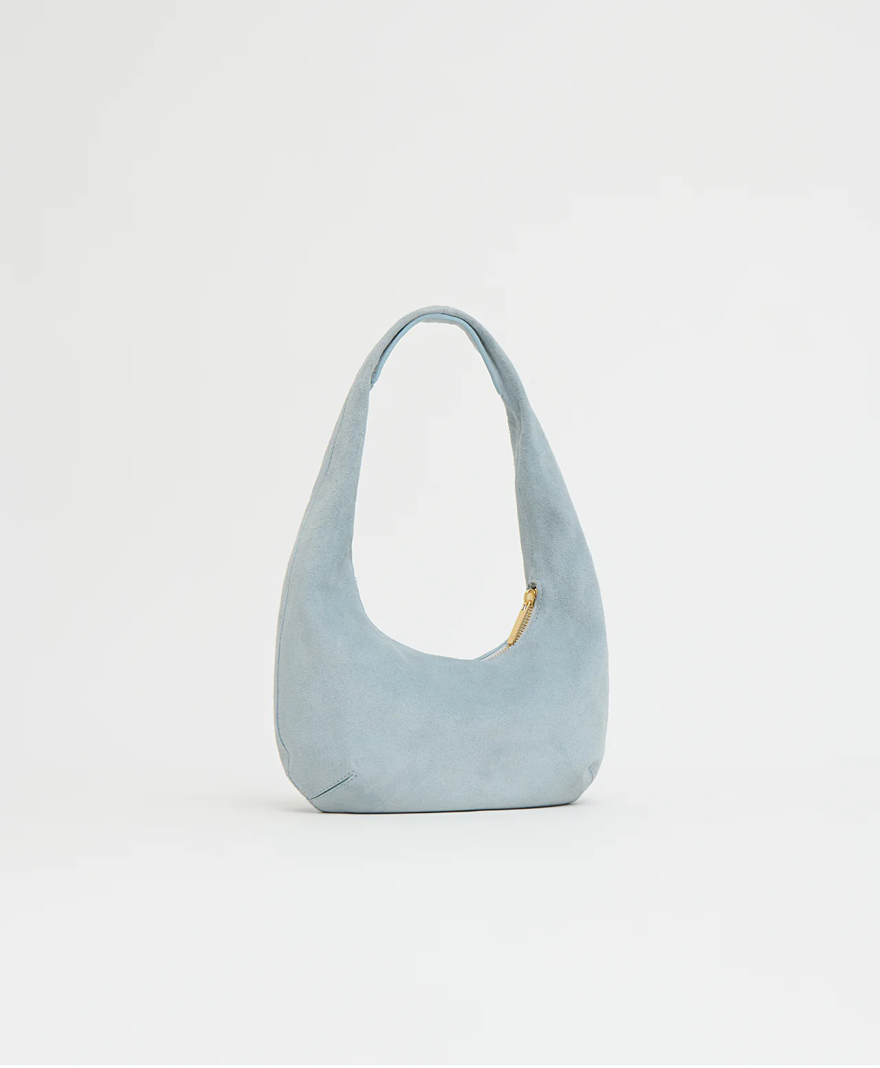 Mini Gnocchi Bag - Baby Blue Suede - Image 3