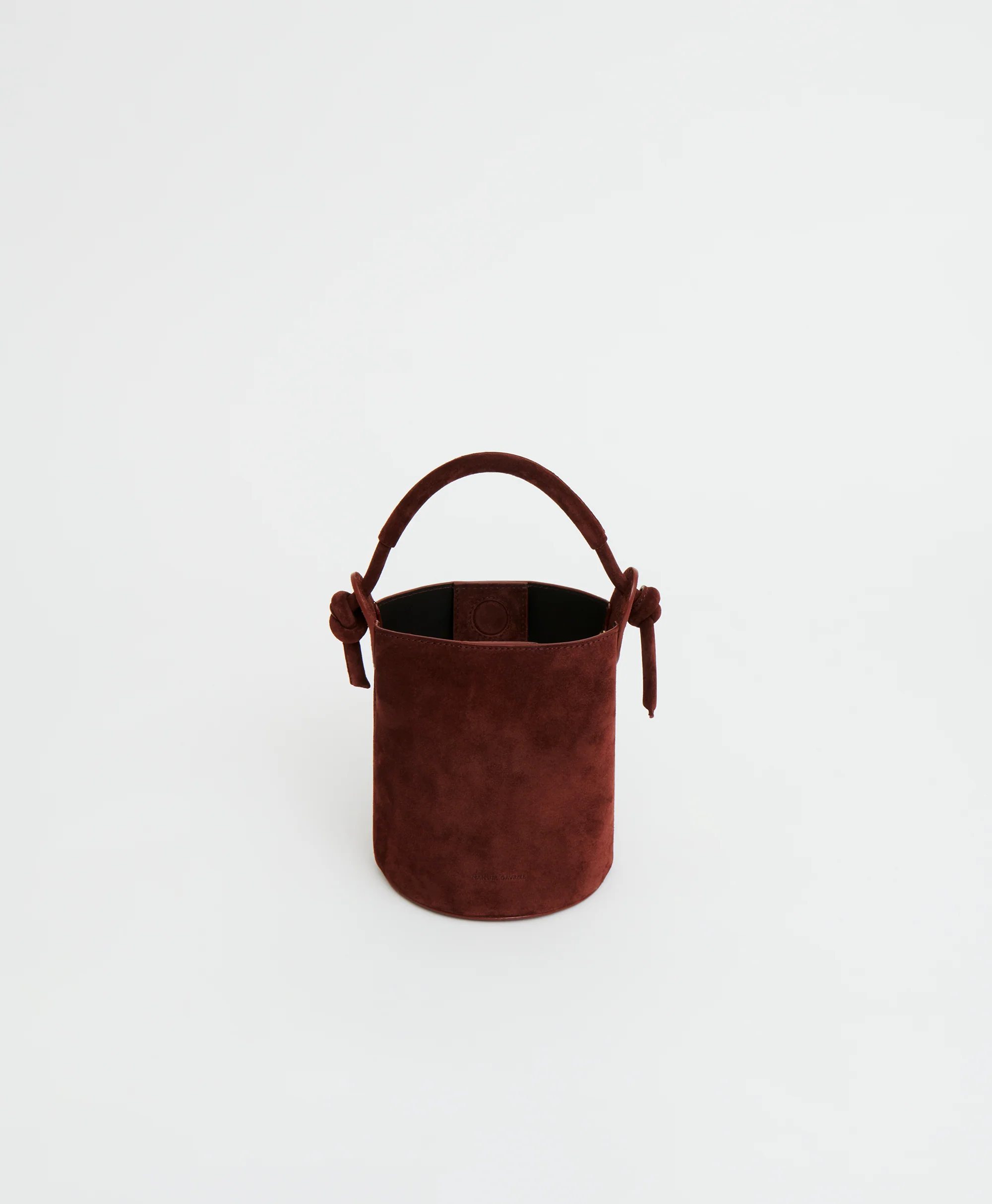 Mini Mini Fortuna Bucket - Chocolate Suede - Image 4