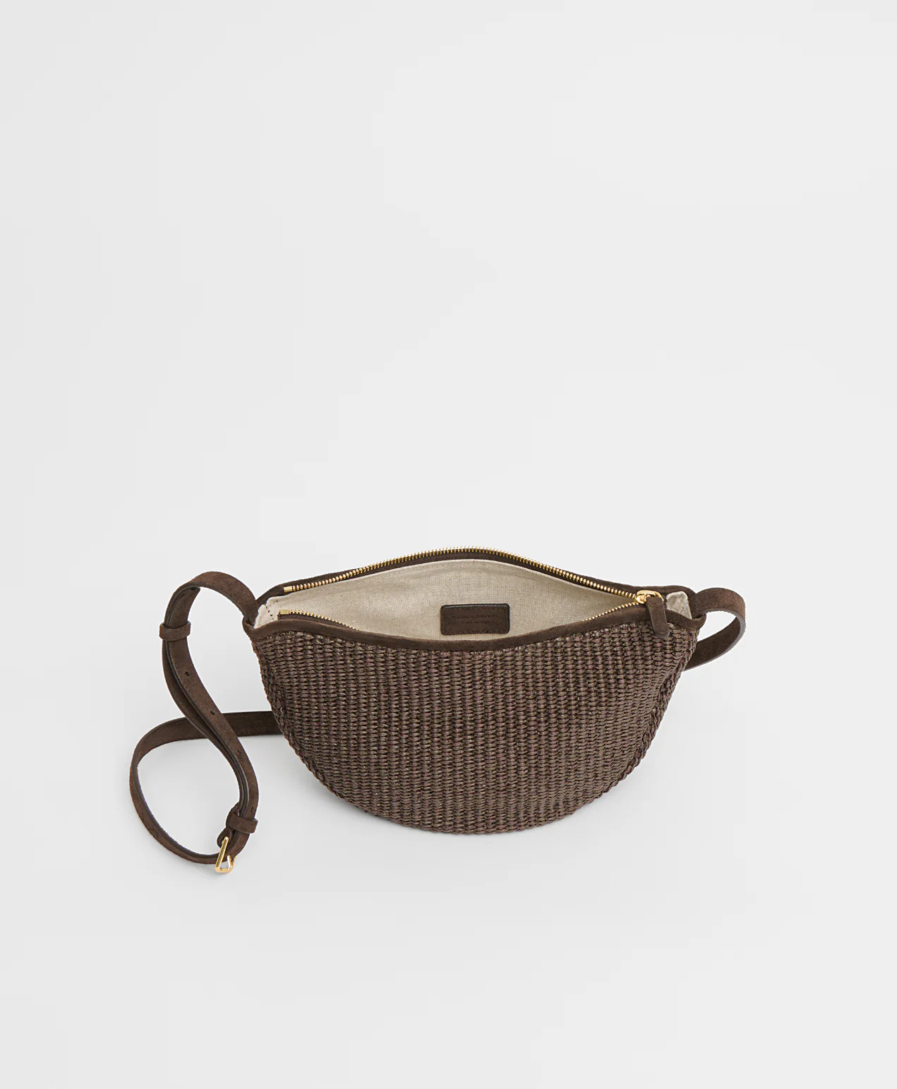 Moon Sling - Ebony Raffia/Ebony Suede - Image 3