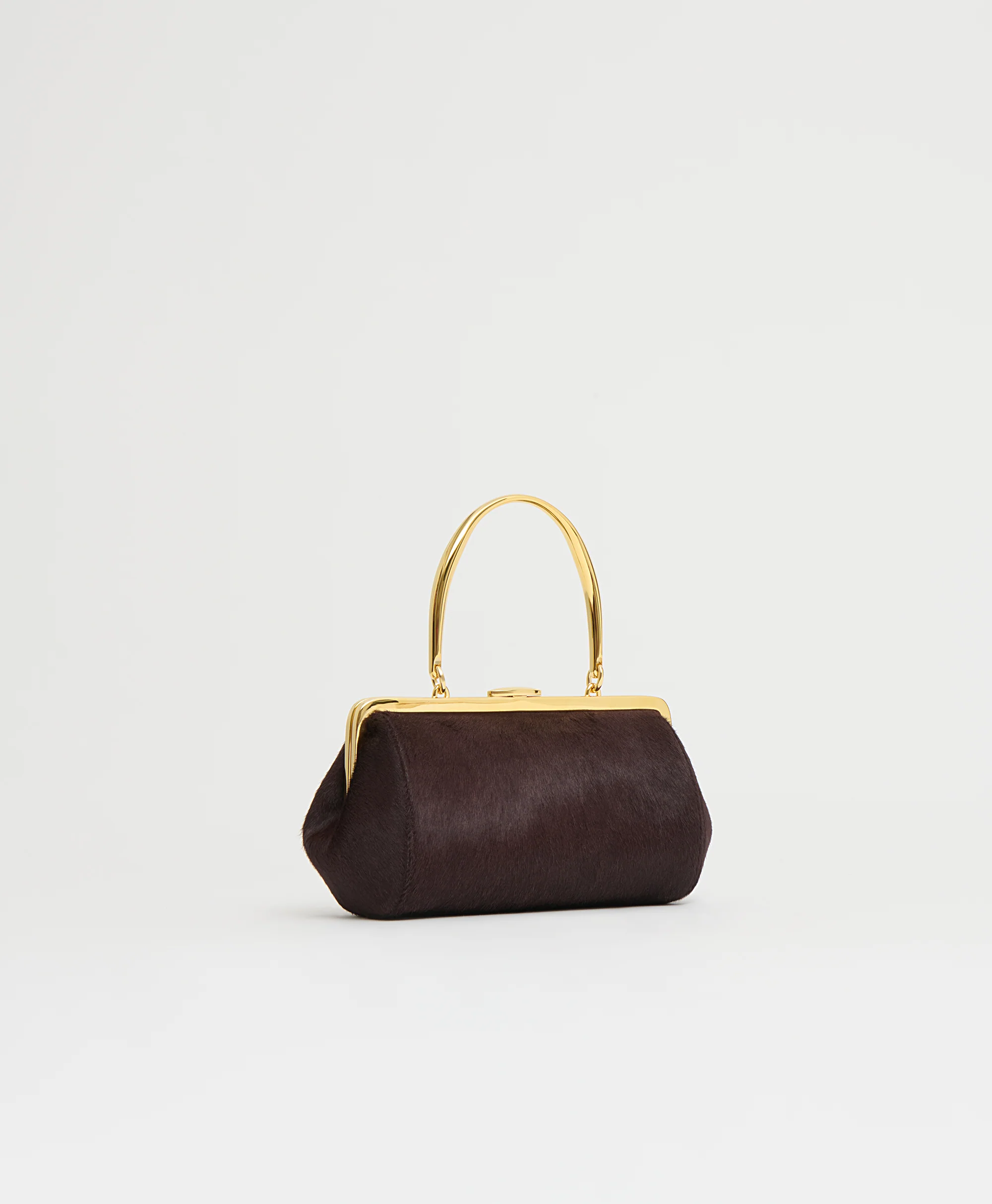 Pina Evening Bag - Plum Ponyhair - Image 3