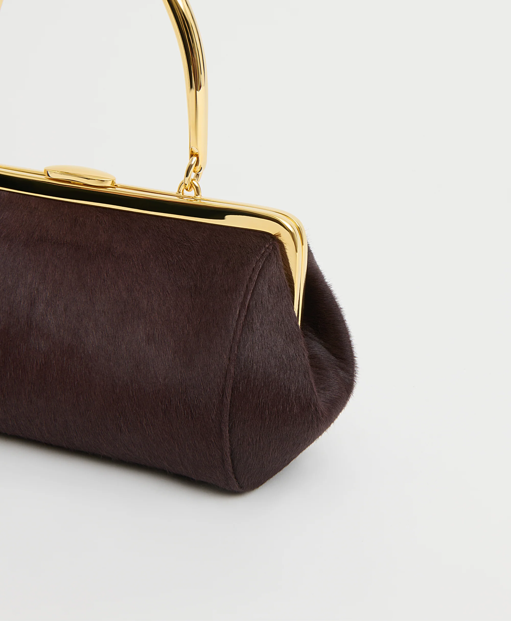 Pina Evening Bag - Plum Ponyhair - Image 5