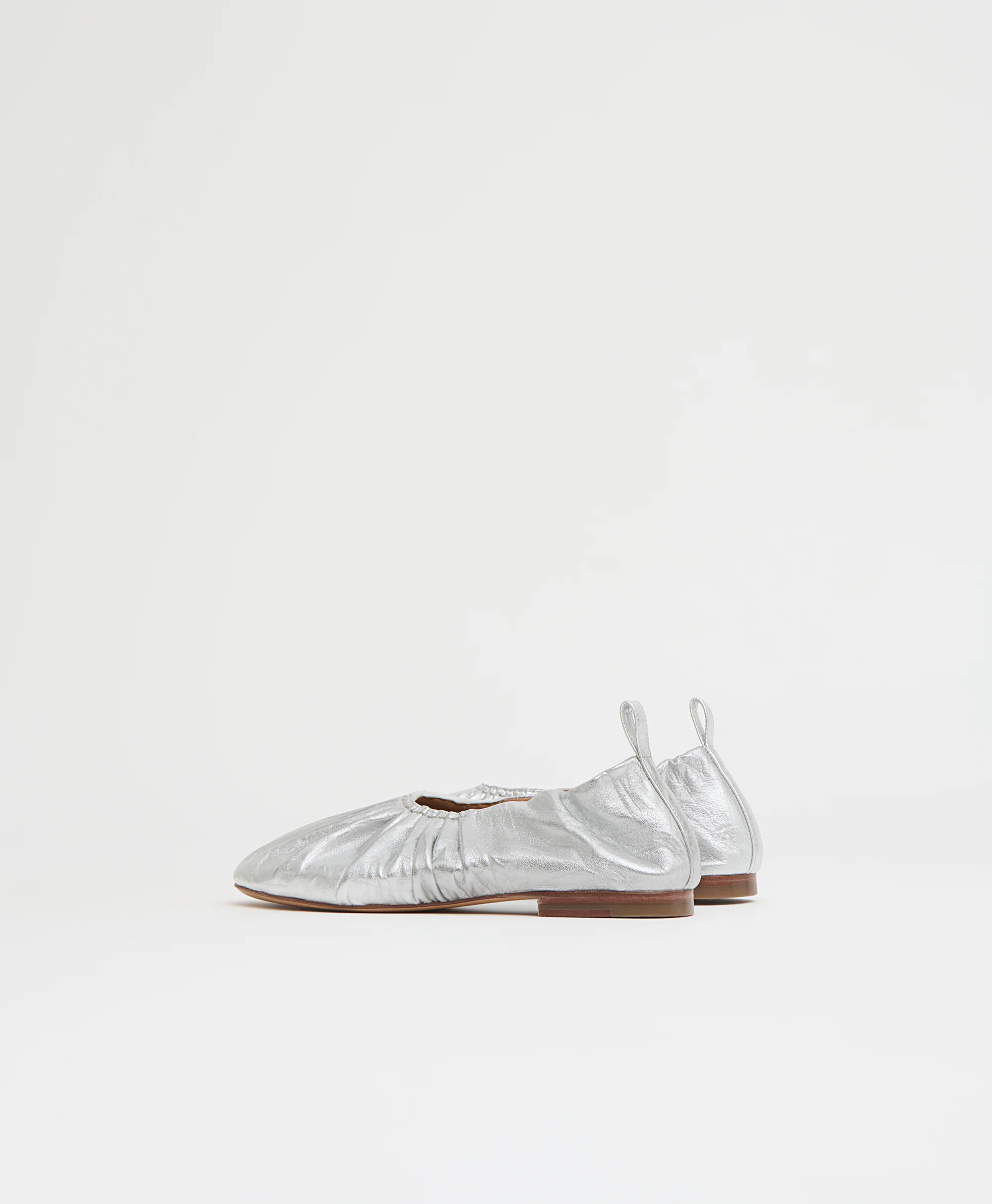 Ruched Ballerina - Crinkled Silver - Image 3