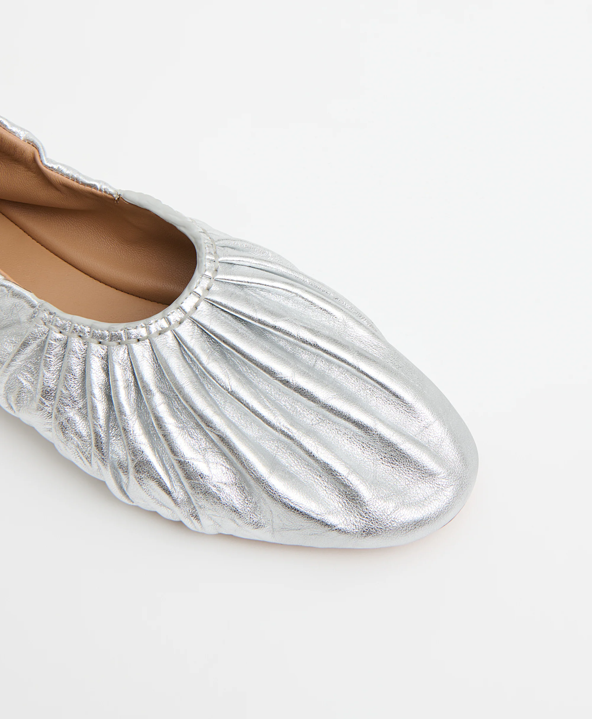 Ruched Ballerina - Crinkled Silver - Image 4