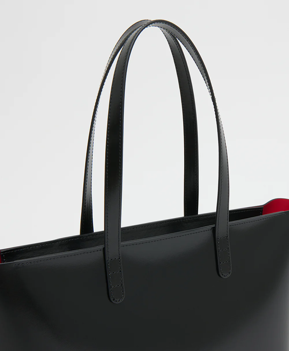 Small Zip Tote - Spazzolato/Black/Flamma - Image 4