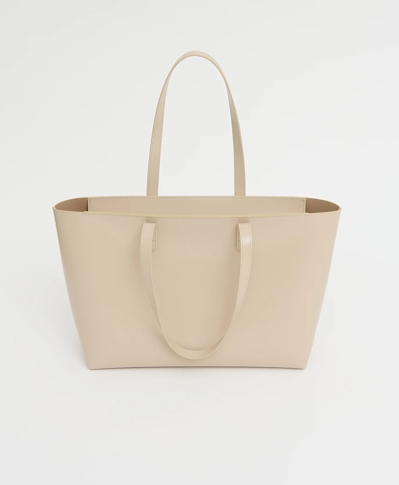 Small Zip Tote - Light Grey - Image 3